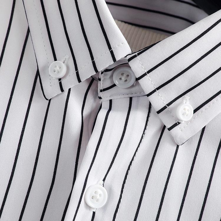 ストライプシャツ ボタンダウンシャツ カジュアルシャツ 長袖 シャツ