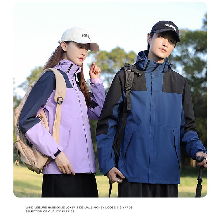 マウンテンパーカー+フリースジャケット メンズ 秋物 秋服 ジャケット レディース アウトドアウェア 防寒 防風 マウンテンパーカー アウトドアウェア フードジャケット マウンパ 撥水