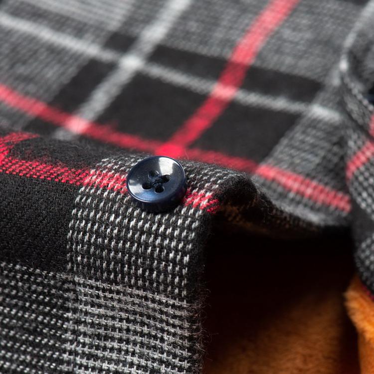 ネルシャツ メンズ 裏起毛 裏ボア チェックシャツ カジュアルシャツ トップス 長袖 シャツ 暖かい 防寒 秋冬 |  | 15