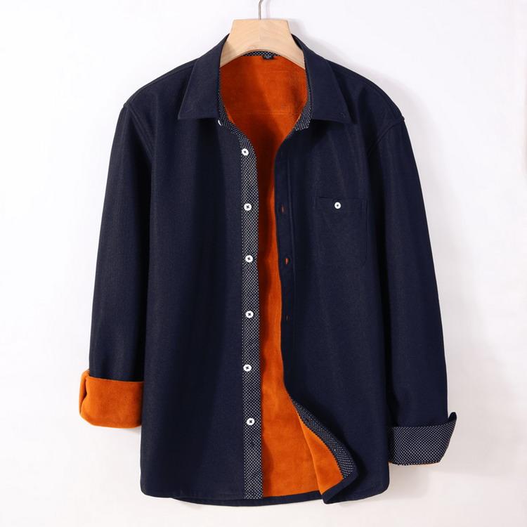 コーデュロイシャツ メンズ 裏起毛 裏ボア ボタンダウンシャツ カジュアルシャツ トップス 長袖 シャツ 暖かい 防寒 秋冬 |  | 23