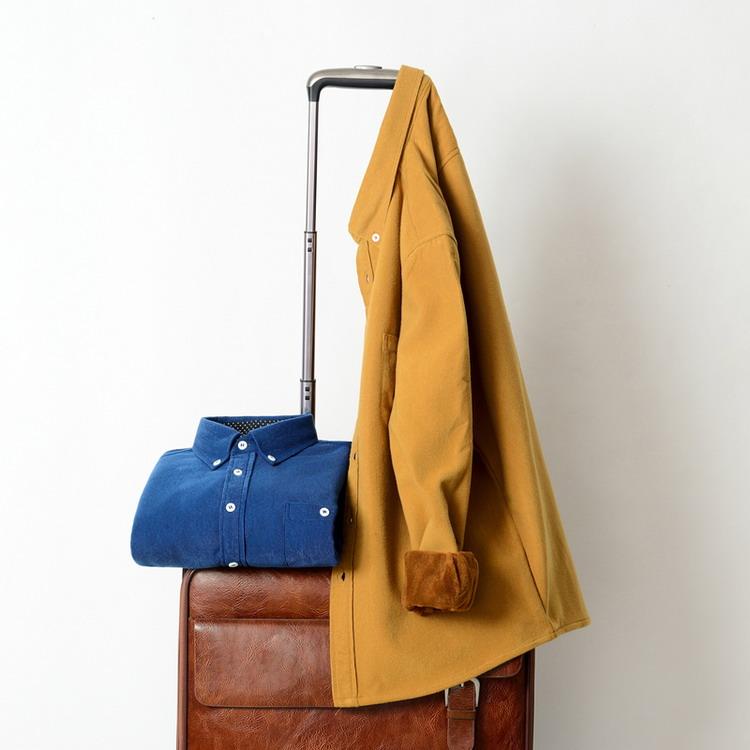 コーデュロイシャツ メンズ 裏起毛 裏ボア ボタンダウンシャツ カジュアルシャツ トップス 長袖 シャツ 暖かい 防寒 秋冬 |  | 11