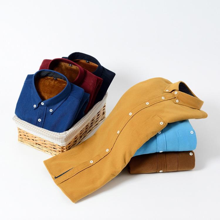 コーデュロイシャツ メンズ 裏起毛 裏ボア ボタンダウンシャツ カジュアルシャツ トップス 長袖 シャツ 暖かい 防寒 秋冬 |  | 12