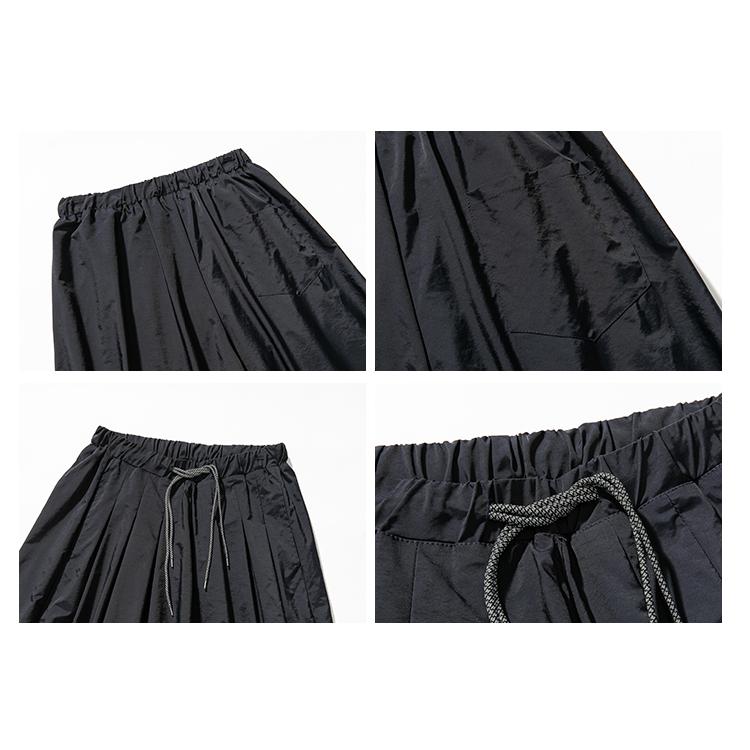 クロップドパンツ メンズ 八分丈 七分丈 ボトムス ワイドパンツ バギー 