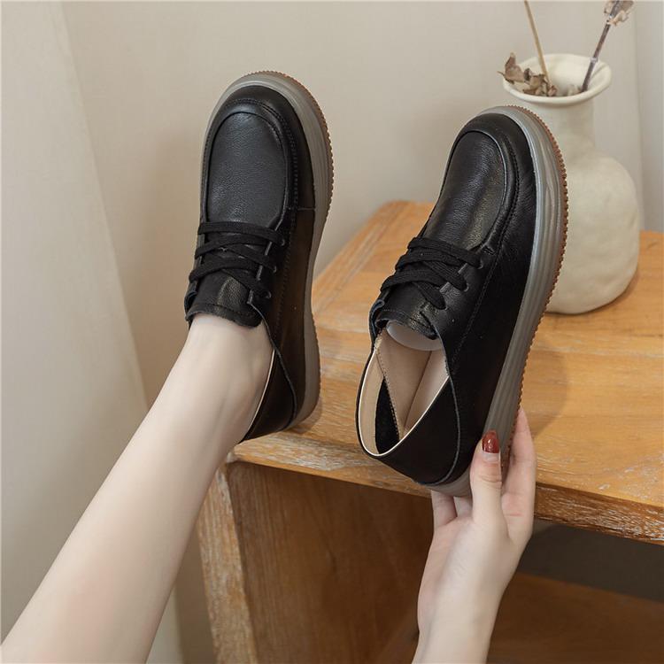 vein レザー モカシン 厚底靴 レザーシューズ モカシン レディース 牛革 やわらか 革靴 レザーシューズ かかとが