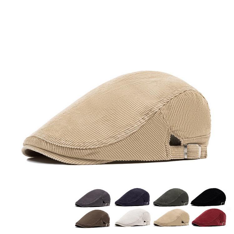 コーデュロイハンチング 帽子 ハンチング帽 カジュアル 春 秋 冬 防寒 メンズ レディース 父の日 2025 | 