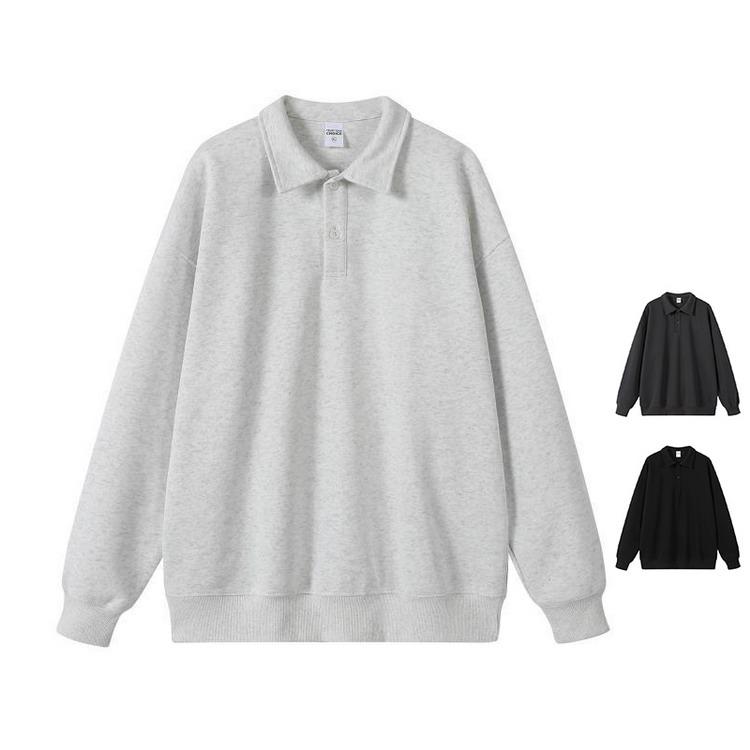 ポロシャツ メンズ 長袖 polo トップス 長袖ポロ 春服 無地 コットン