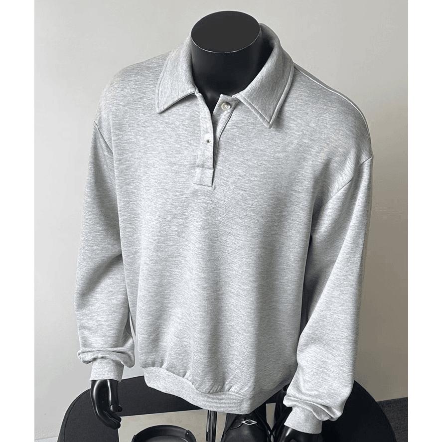 ポロシャツ メンズ 長袖 polo トップス 長袖ポロ 春服 無地 コットン