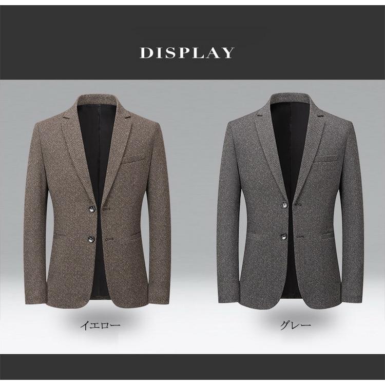 テーラードジャケット ビジネスジャケット スーツジャケット 2ツボタン