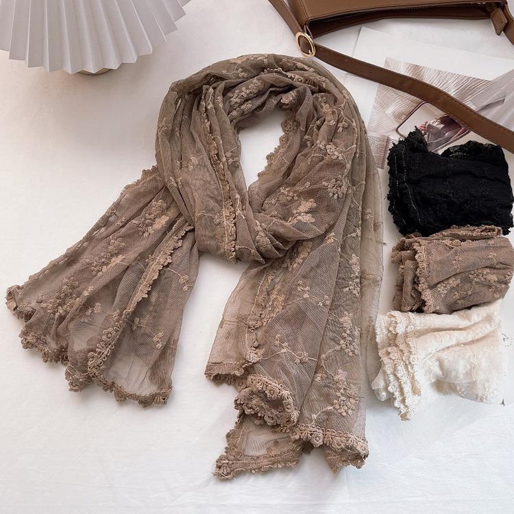 auskou レーススカーフ レーススカーフ – HEART MARKET