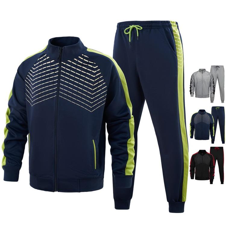 メンズ セットアップ スウェット上下セット ジャージ 上下 トラックジャケット+ジョガーパンツ 秋服 秋物 | 