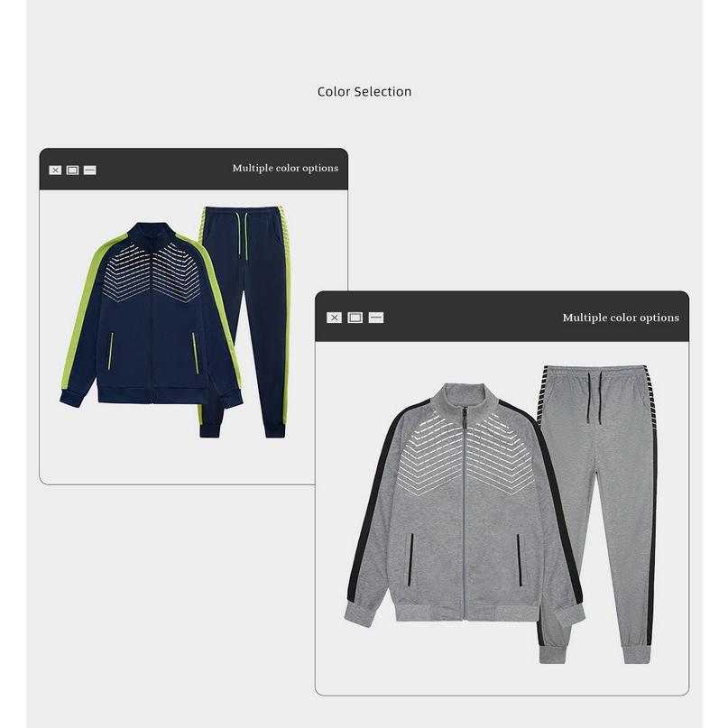 メンズ セットアップ スウェット上下セット ジャージ 上下 トラックジャケット+ジョガーパンツ 秋服 秋物 |  | 11