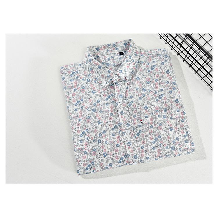 花柄シャツ ボタンダウンシャツ カジュアルシャツ トップス 半袖