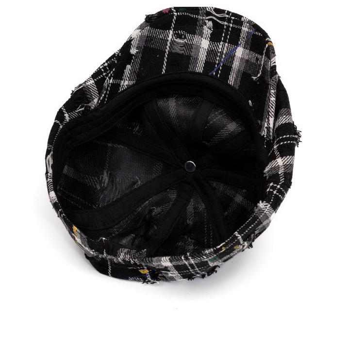 帽子 メンズ ハンチング/キャスケット帽 カジュアル チェック柄 カスケット ニュースボーイキャップ 春夏秋 |  | 14