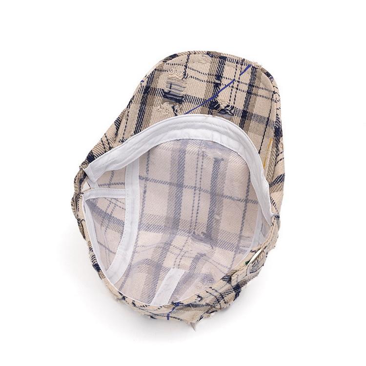 帽子 メンズ ハンチング/キャスケット帽 カジュアル チェック柄 カスケット ニュースボーイキャップ 春夏秋 |  | 21