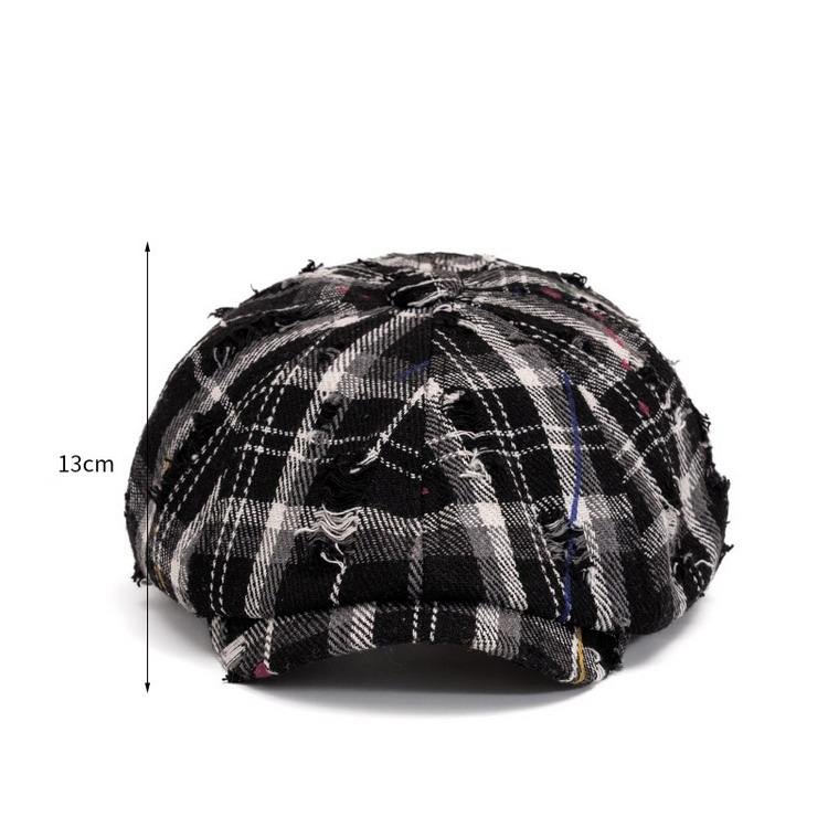 帽子 メンズ ハンチング/キャスケット帽 カジュアル チェック柄 カスケット ニュースボーイキャップ 春夏秋 |  | 10