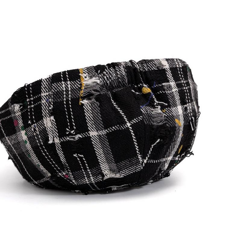 帽子 メンズ ハンチング/キャスケット帽 カジュアル チェック柄 カスケット ニュースボーイキャップ 春夏秋 |  | 12
