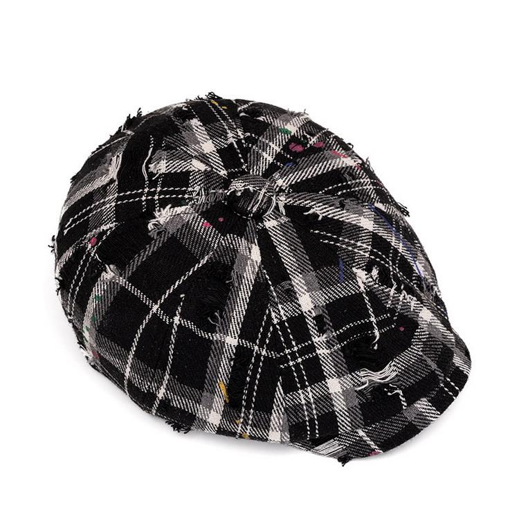 帽子 メンズ ハンチング/キャスケット帽 カジュアル チェック柄 カスケット ニュースボーイキャップ 春夏秋 |  | 13