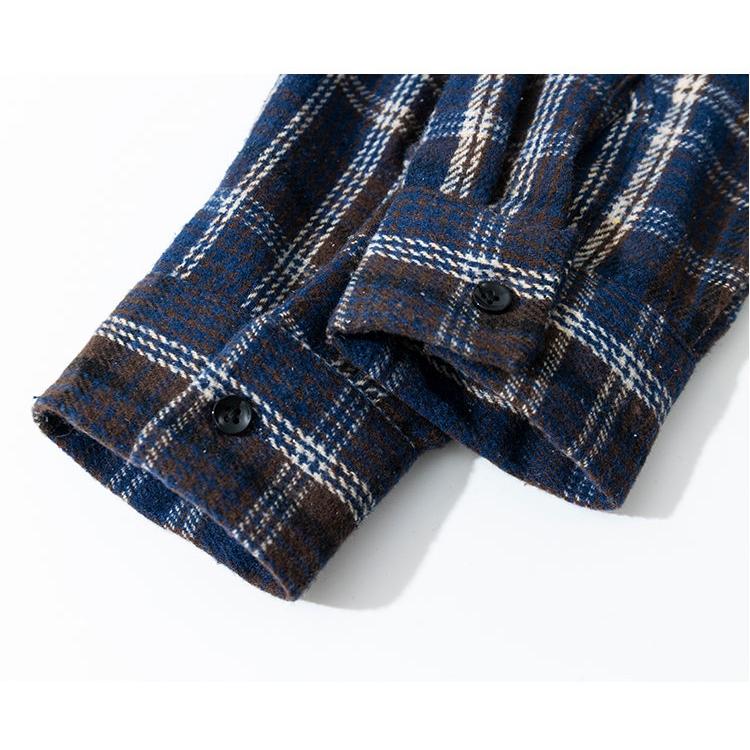 ネルシャツ チェックシャツ 大きいサイズ シャツ カジュアルシャツ