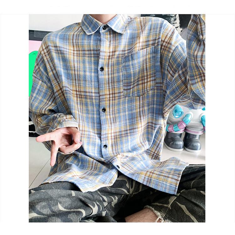 ネルシャツ 秋冬 チェックシャツ 大きいサイズ シャツ カジュアル