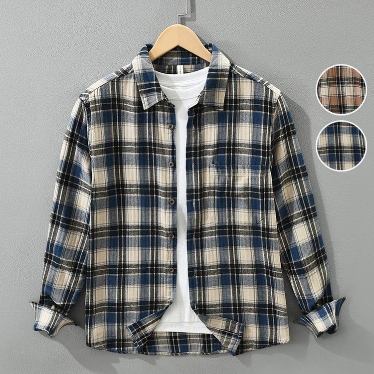 チェックシャツ カジュアルシャツ ネルシャツ トップス シャツ 春服