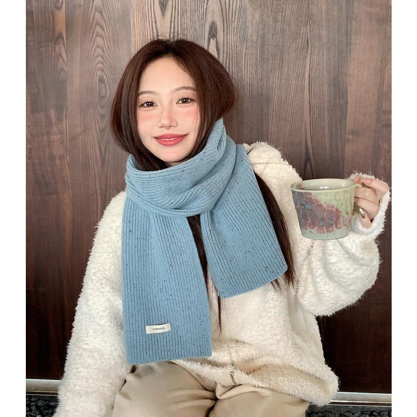 メリノウール100％の高級マフラー マフラー 100%メリノウール あたたか ニットマフラー 秋冬 防寒