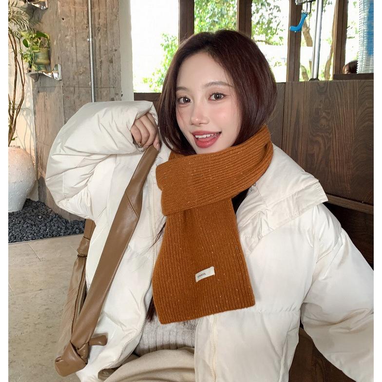 マフラー 100%メリノウール あたたか ニットマフラー 秋冬 防寒