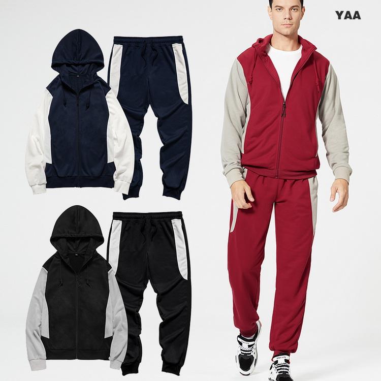 セットアップ メンズ スウェット上下セット スポーツウェア スエット ジップパーカー+ジョガーパンツ 大きいサイズ 2025 秋 | 