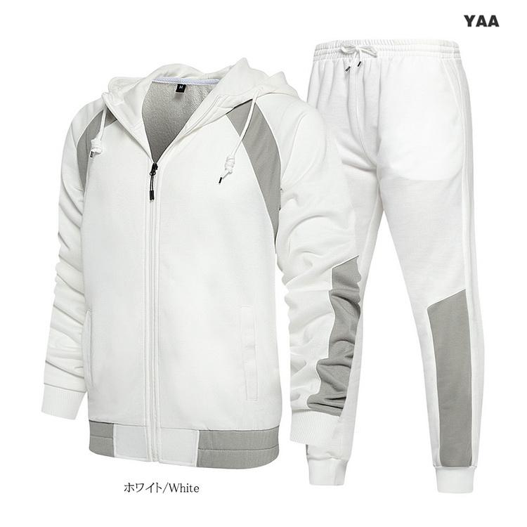 スポーツウェア メンズ 上下 スウェット セットアップ スエット ジップパーカー+ジョガーパンツ 大きいサイズ 2025 秋 |  | 01