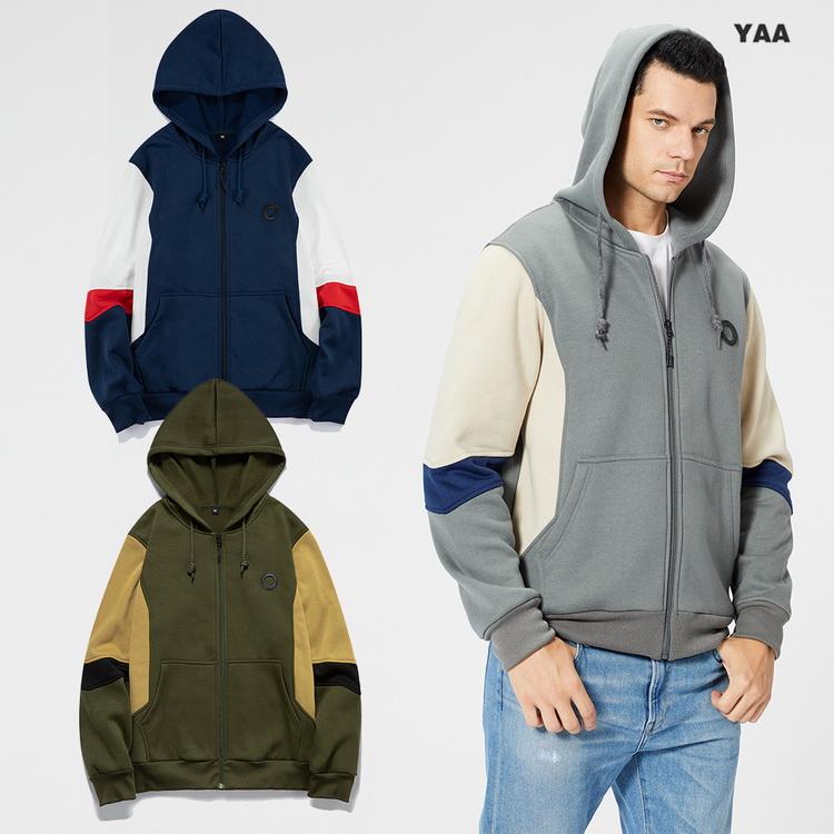 ジップアップパーカー メンズ 裏起毛 パーカー トップス 春服パーカー