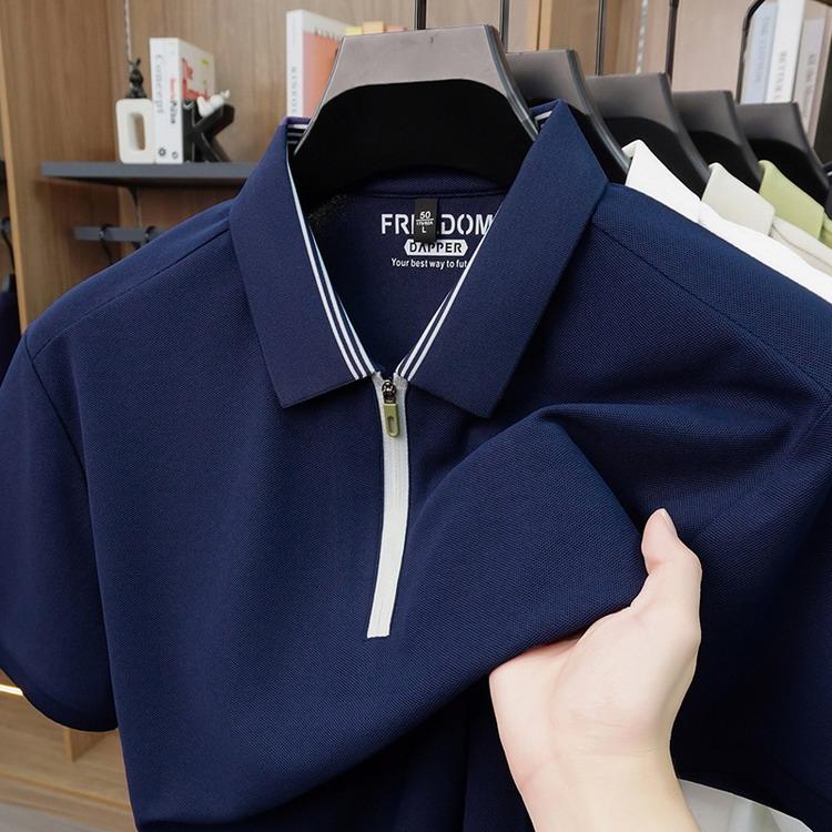 SCULPTOR ハーフジップ Tシャツ ブラウス ポロシャツ ポロシャツ トップス 半袖ポロシャツ polo ハーフジップ tシャツ