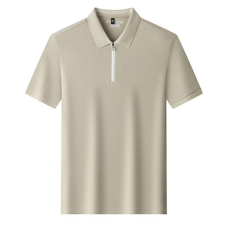 ポロシャツ トップス 半袖ポロシャツ polo ハーフジップ tシャツ