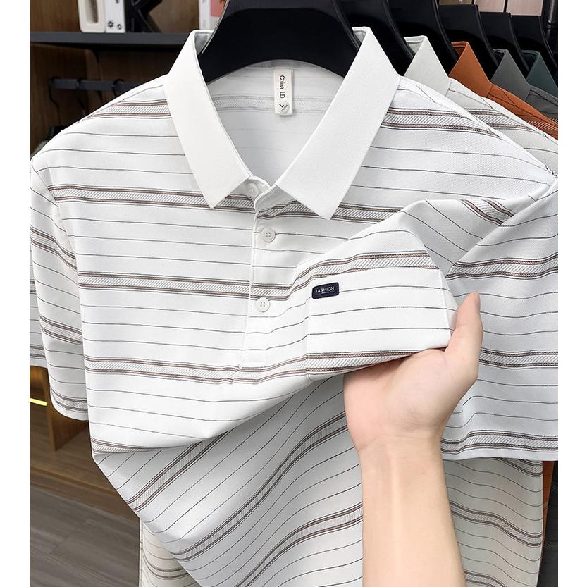 ポロシャツ ボーダー 半袖ポロシャツ トップス polo 40代 50代 60代