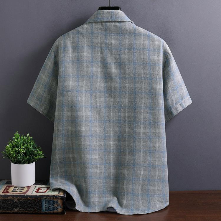 チェックシャツ 半袖 ネルシャツ カジュアルシャツ トップス 夏服