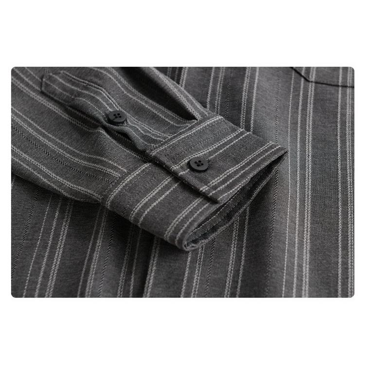 ストライプシャツ カジュアルシャツ メンズ シャツ トップス 秋服 秋物 長袖 30代 40代 50代 ファッション |  | 14