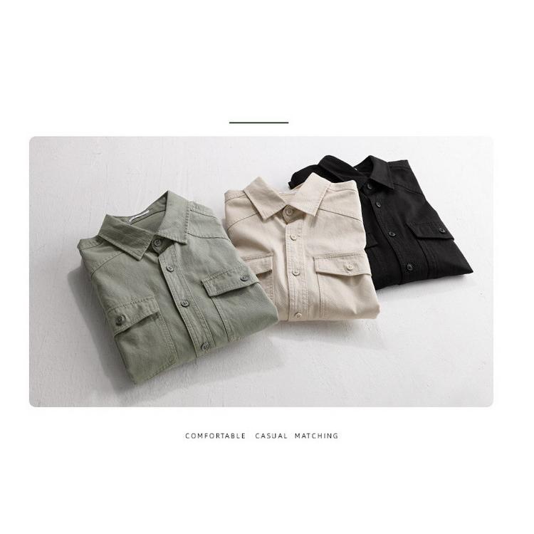 シャツ 秋服 秋物 100％綿 カジュアルシャツ きれいめシャツ トップス 長袖 メンズ 40代 50代 60代 |  | 06