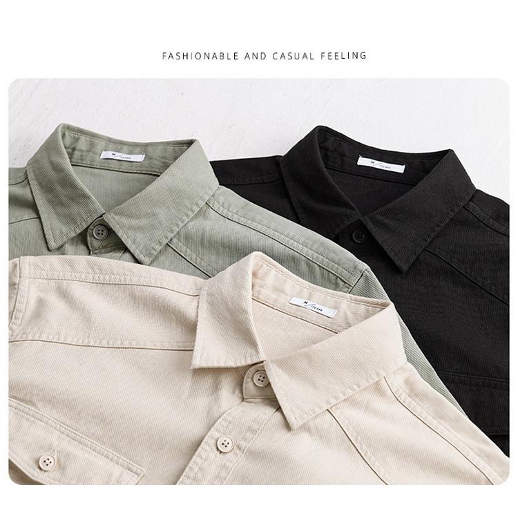 シャツ 秋服 秋物 100％綿 カジュアルシャツ きれいめシャツ トップス 長袖 メンズ 40代 50代 60代 |  | 07