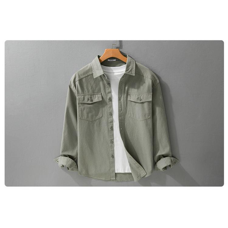 シャツ 秋服 秋物 100％綿 カジュアルシャツ きれいめシャツ トップス 長袖 メンズ 40代 50代 60代 |  | 10
