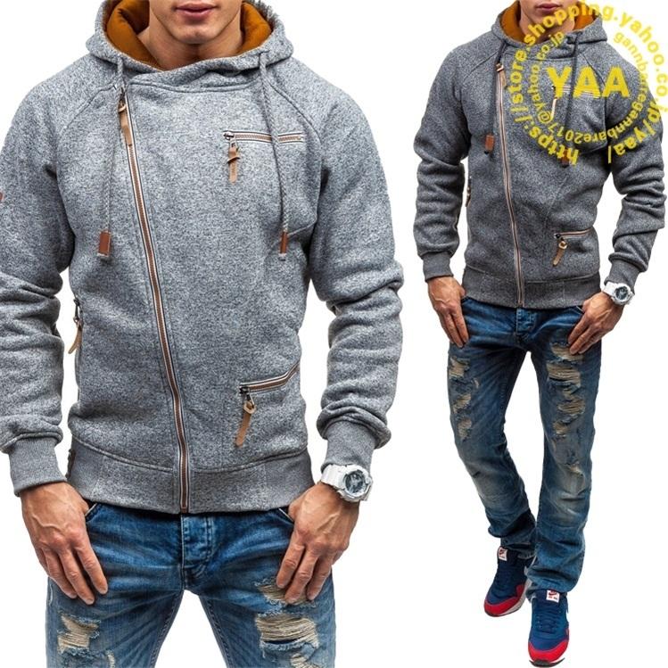 ◯45R【洗える】フード スウェット ボタン パーカー 日本製 パーカー メンズ おしゃれ スウェット パーカ 長袖 フード付き