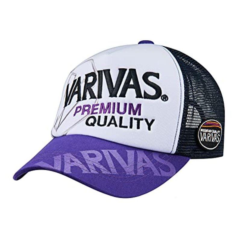 人気激安 ハーフメッシュキャップ バリバス(VARIVAS) VAC-71 Size Free パープル 帽子