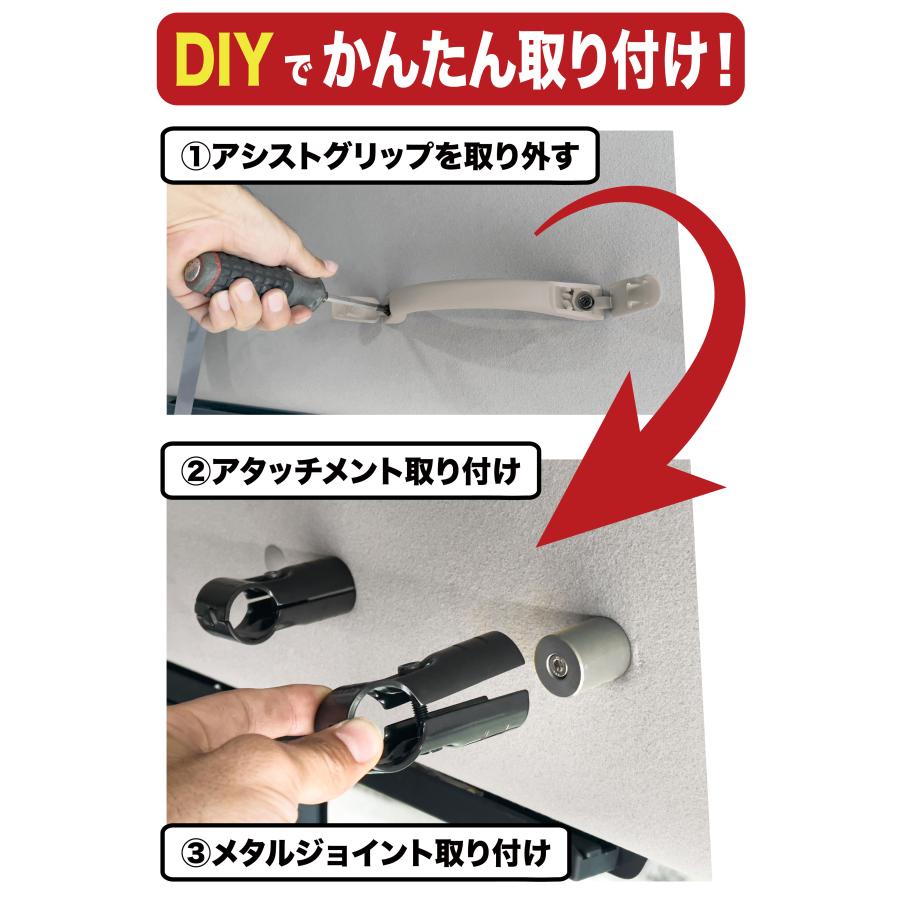 Yabiic Φ28 イレクターパイプ スペーシア ジュラルミン アルミ