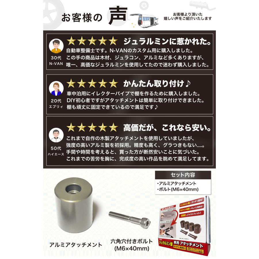 Yabiic Φ28 イレクターパイプ スペーシア ジュラルミン アルミ