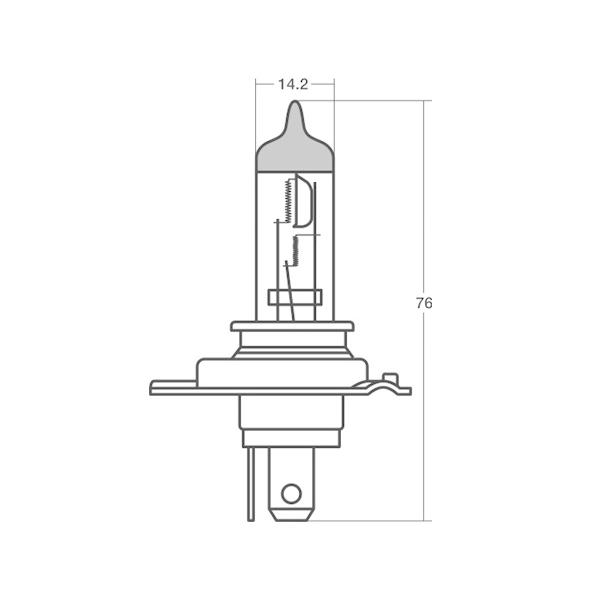 スタンドハロゲンヒーター シルバー スタンレー電気 ハロゲン 12V 35/35W HS1 T15 PX43t-38 耐振 14