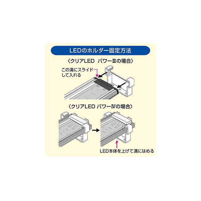 GEX クリアLED POWER3/4用 吊り下げパーツ 1セット 観賞魚用品