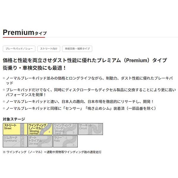 メルセデスベンツ C205 (クーペ/カブリオレ) C180 クーペ スポーツ プラス DIXCEL ディクセル P type ブレーキパッド フロント P1118172｜yabumoto1｜02