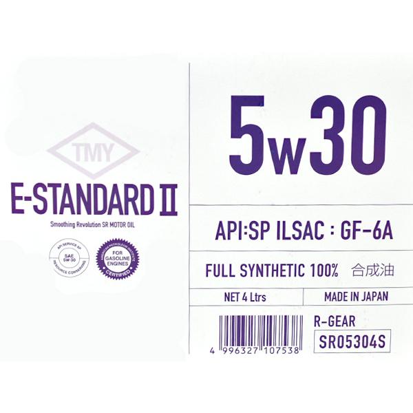 SR モーター オイル 5W30 4L SP GF-6A 100％合成油 日本製 5W-30