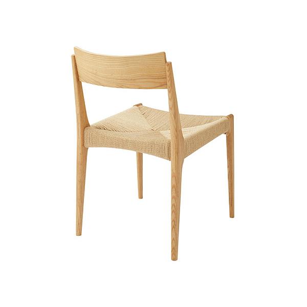 美品 東谷 ペーパーコードチェア 北欧チェア ナチュラル 座編みの椅子 ② 東谷 ペーパーコードチェア ナチュラル W46×D56×H76×SH45 ACE