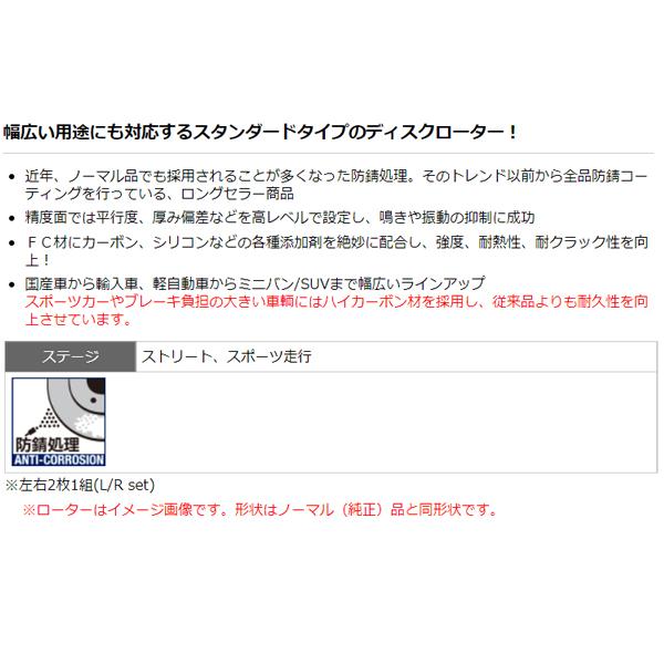 アイ HA1W 06/01〜 ターボ車 (Venti DISC) ディスクローター 2枚セット フロント DIXCEL 送料無料｜yabumoto21｜02