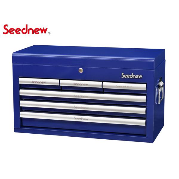 Seednew 工具箱 チェスト 青 ブルー 6段引出し S-R906B 工具 収納 整理 シーズニュー 法人のみ配送 メーカー直送 代引き不可 送料無料 | 