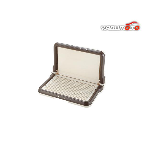 リッチェル（Richell） しつけ用ステップ L型トレー レギュラー ダーク