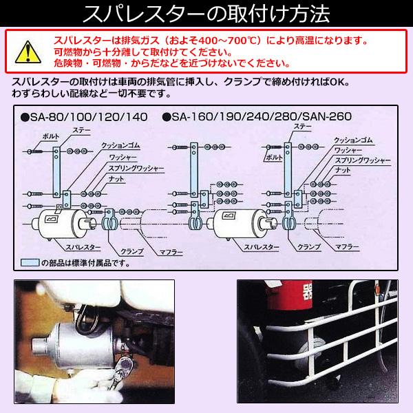 サンダイヤ スパレスター 火の粉防止装置 ステンレス製 入口管内径38mm